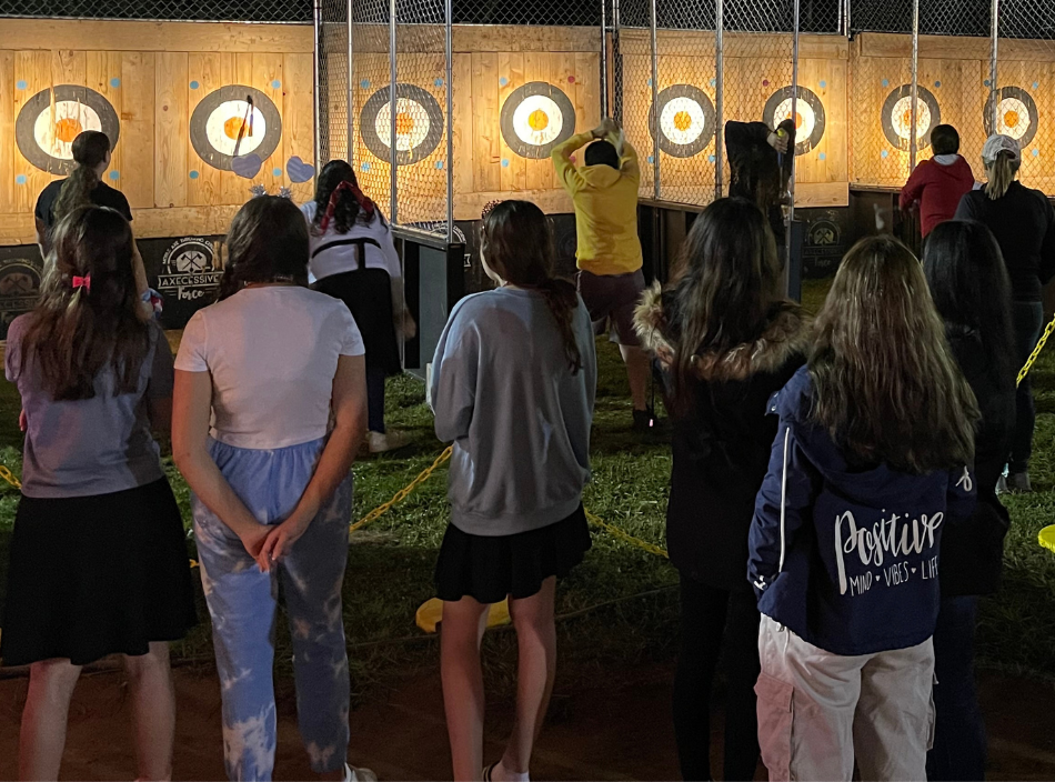 Splash Combo Neon Acrylic +Axe Throwing For Kids and Adults - Splashit