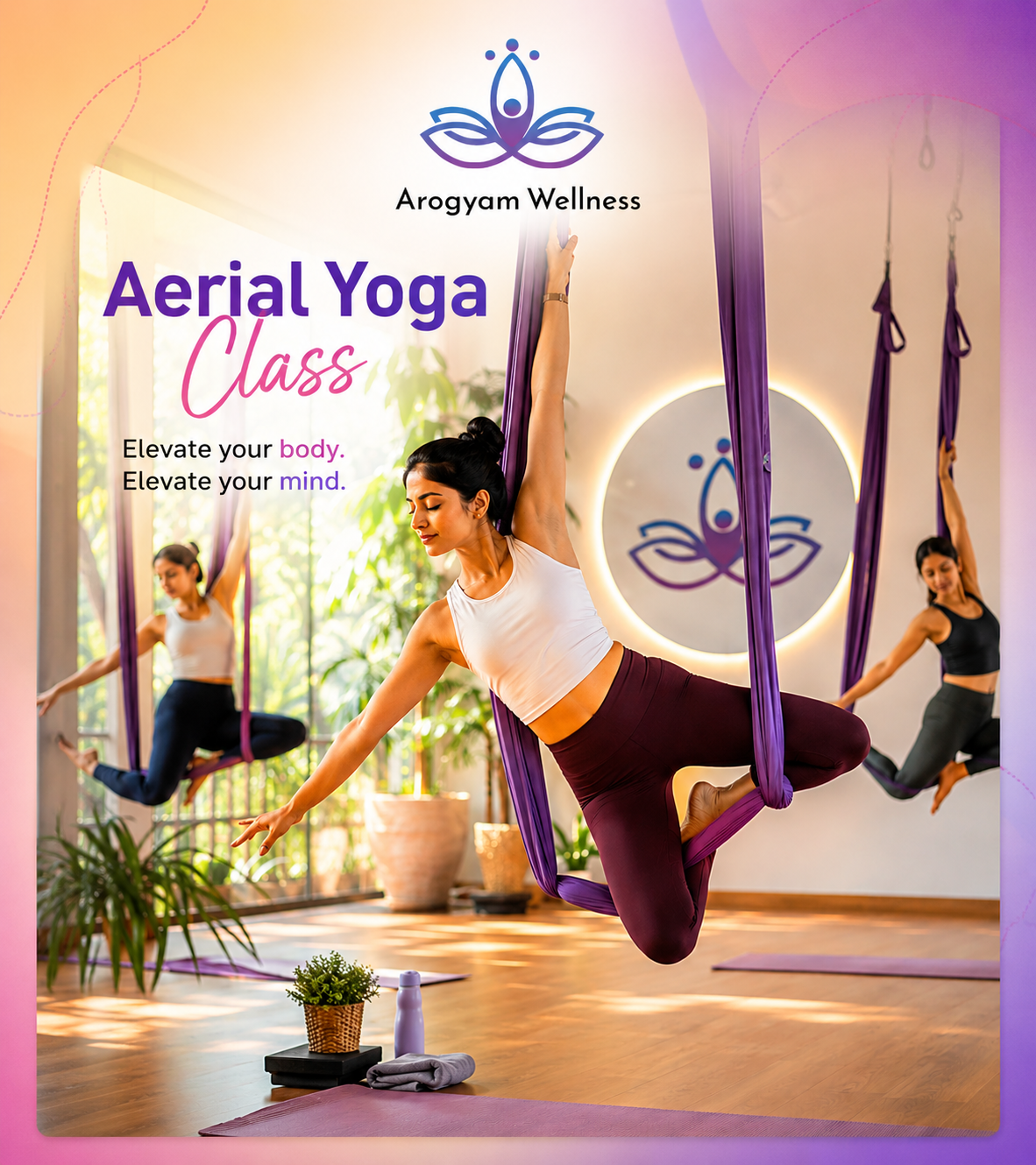 Aerial Yoga Class For Adults