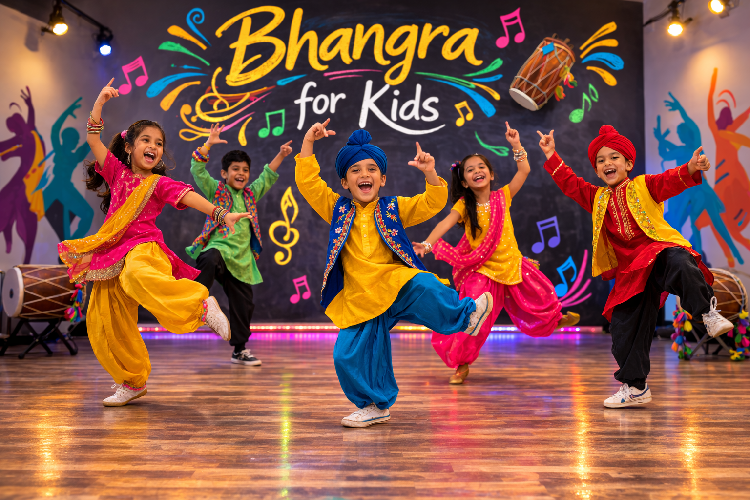 Bhangra for Kids - The Divine Fit Dance Studio - Image 1