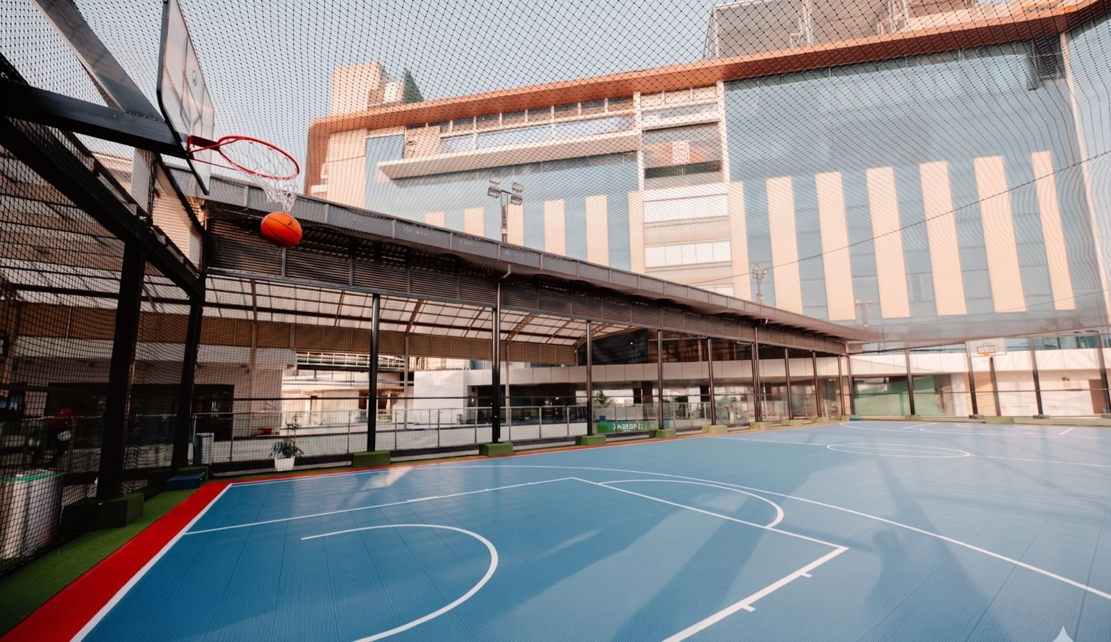 Basketball at Global Foyer Sports Club, Sector - 1
