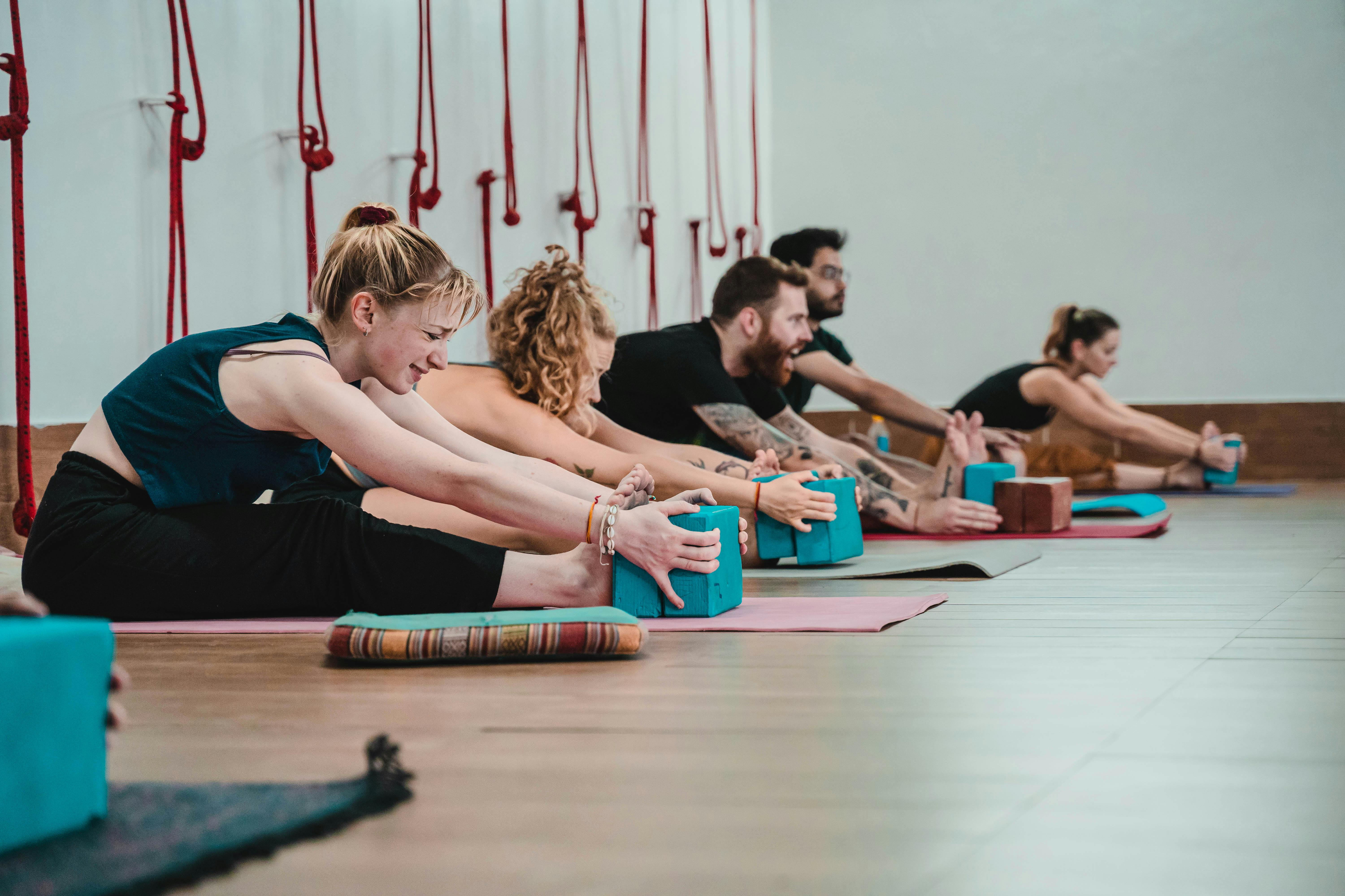 Studio Yoga Group Session For Adults Offline - Ved Yoga Shala International Yoga Teachers - Image 1