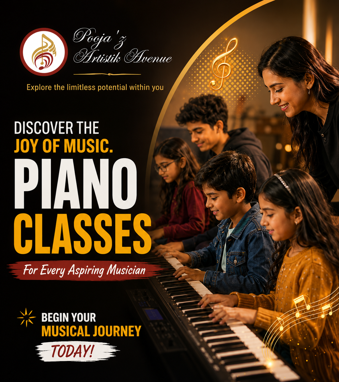 Keyboard Classes For Kids & Adults